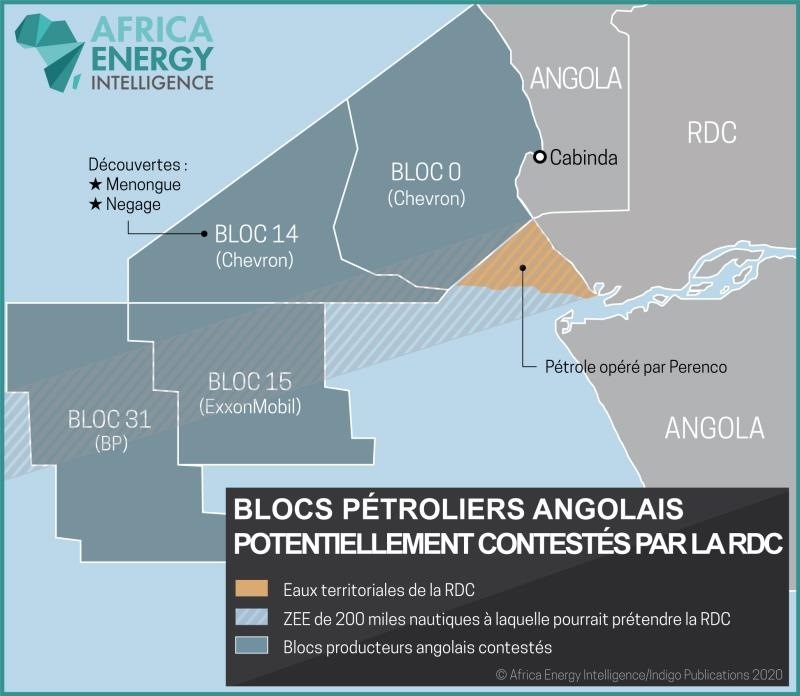 carte bloc pétrolier exxon