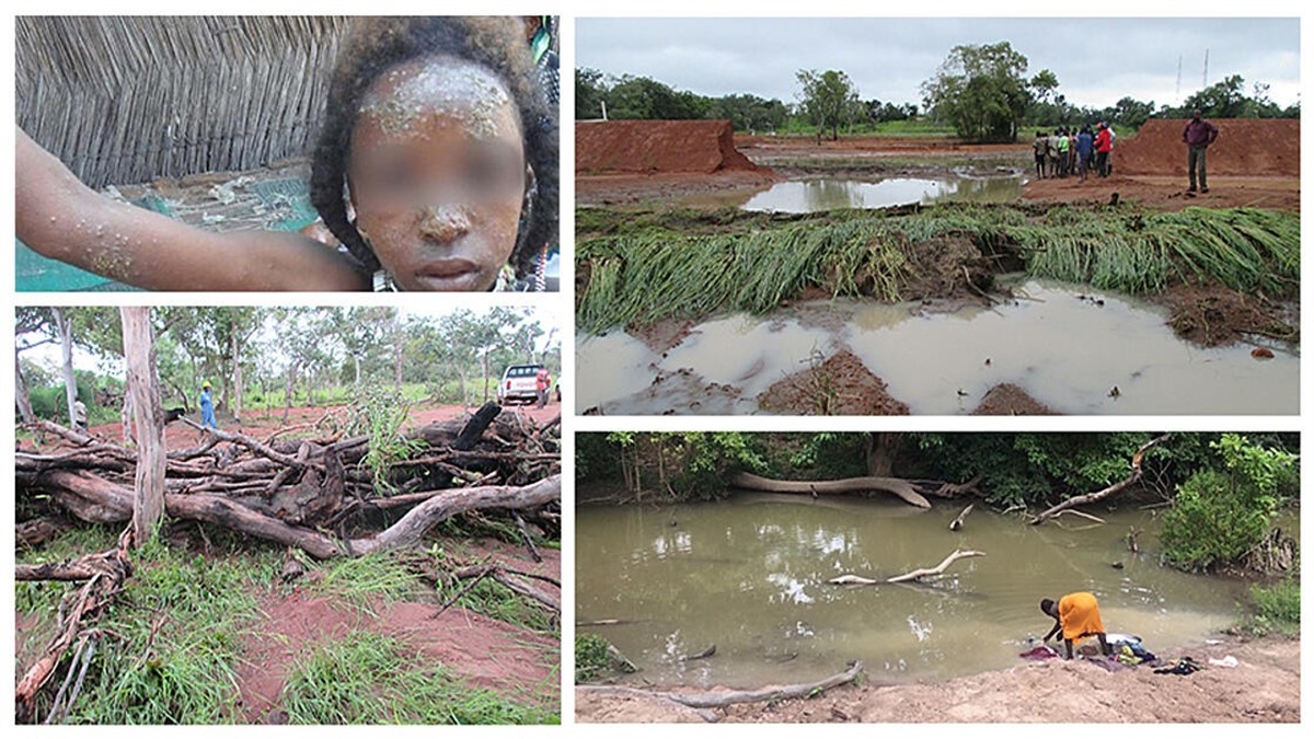images pollution lac Tchad