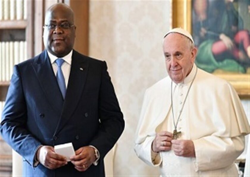 Tshisekedi et pape