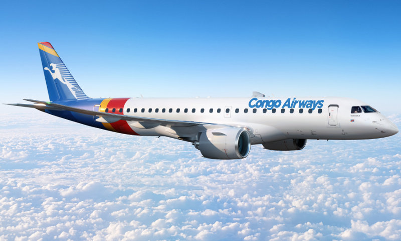 RDC: Congo Airways a-t-il les reins assez solides pour acheter quatre avions à 272 millions de dollars du constructeur brésilien Embraer?