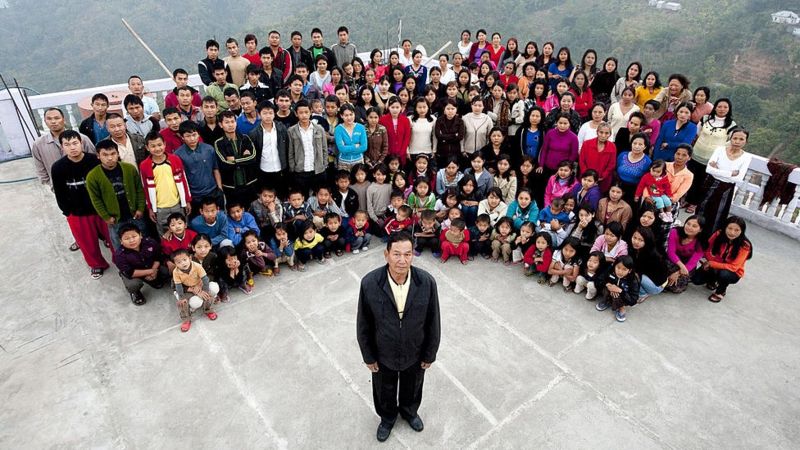 Ziona Chana : le chef de la « plus grande famille du monde » meurt dans l’État indien de Mizoram