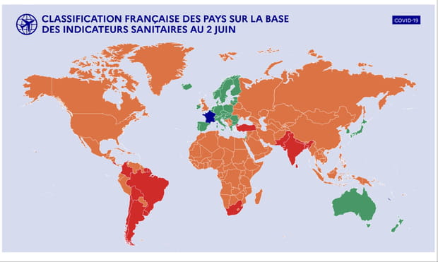 La France classe la RDC dans la « zone orange » des  voyageurs qui pourront arriver  dans l’Hexagone dès le 9 juin