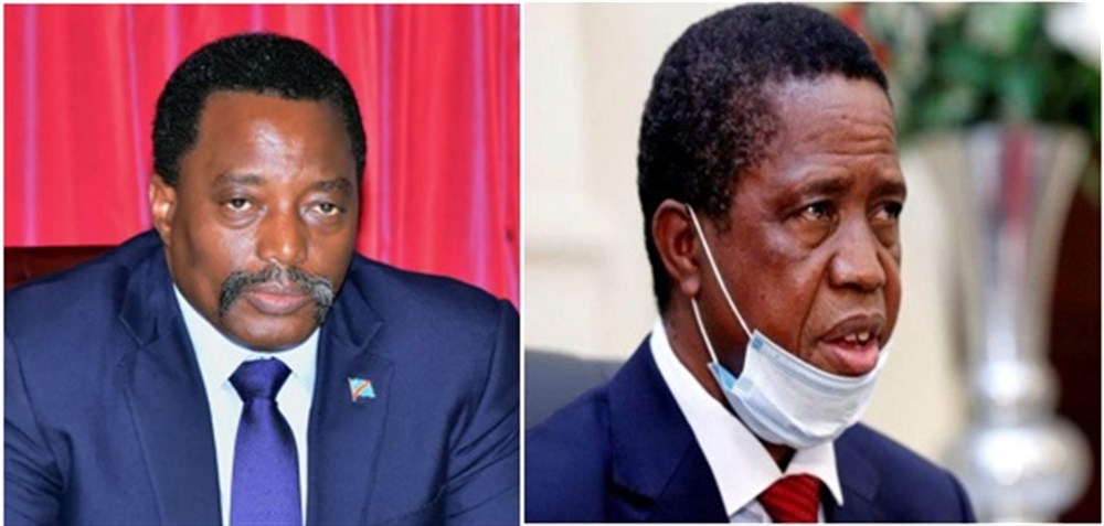 Joseph Kabila et Edgard Lungu