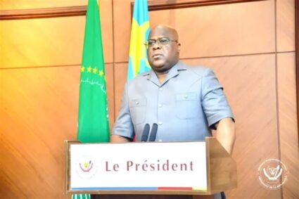 RDC: DISCOURS de FÉLIX-ANTOINE TSHISEKEDI TSHILOMBO A LA NATION DU 03 NOVEMBRE
