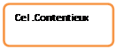 Organigramme : Alternative: Cel .Contentieux